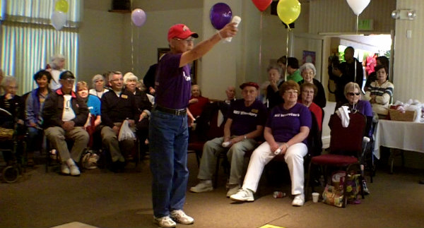 Wii bowling seniors 1